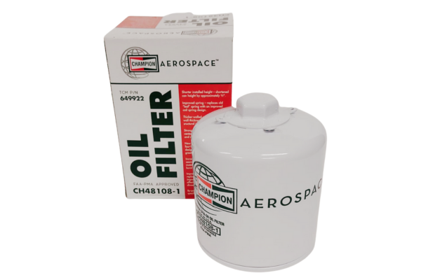 Spin on oil filter - Champion Parts by PMM Wing Service.